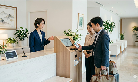 スマートチェックイン（スマホ活用）