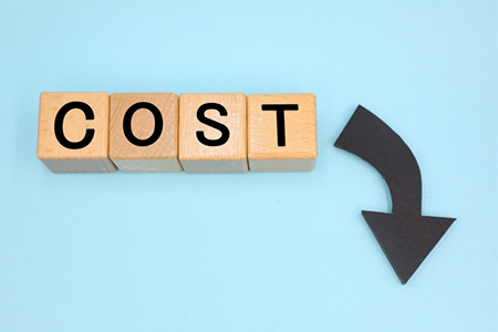 大幅なコスト削減