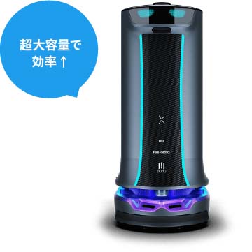 下げ膳ロボットのHolaBotは超大容量で効率アップ