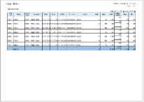 帳票 売掛一覧表イメージ