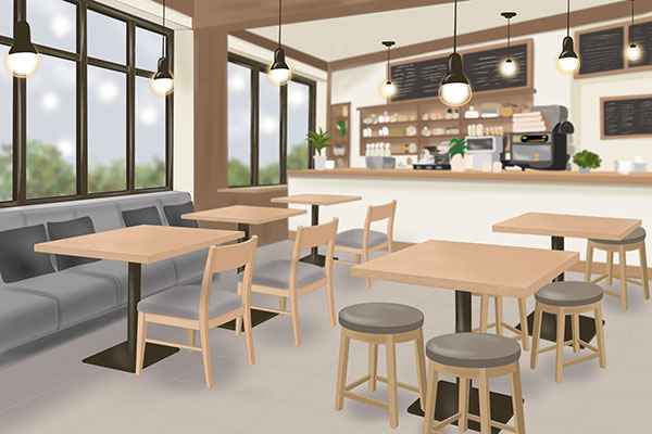 飲食店のシステム関連機器保守・設置作業